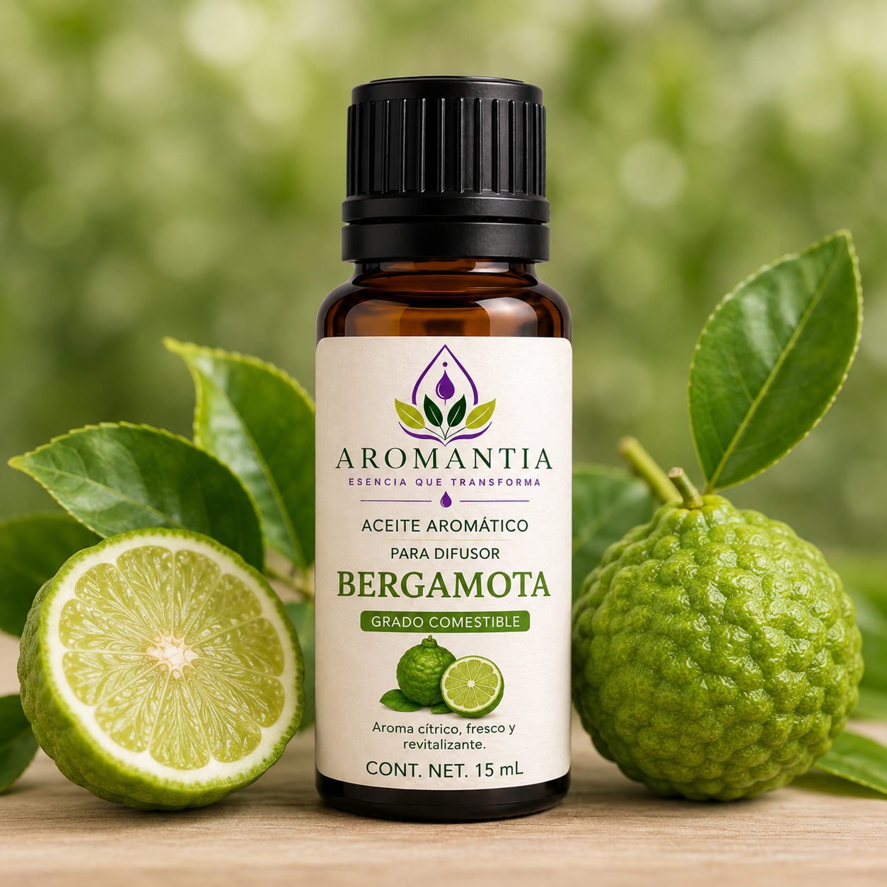Aceite Esencial Bergamota Grado Alimenticio