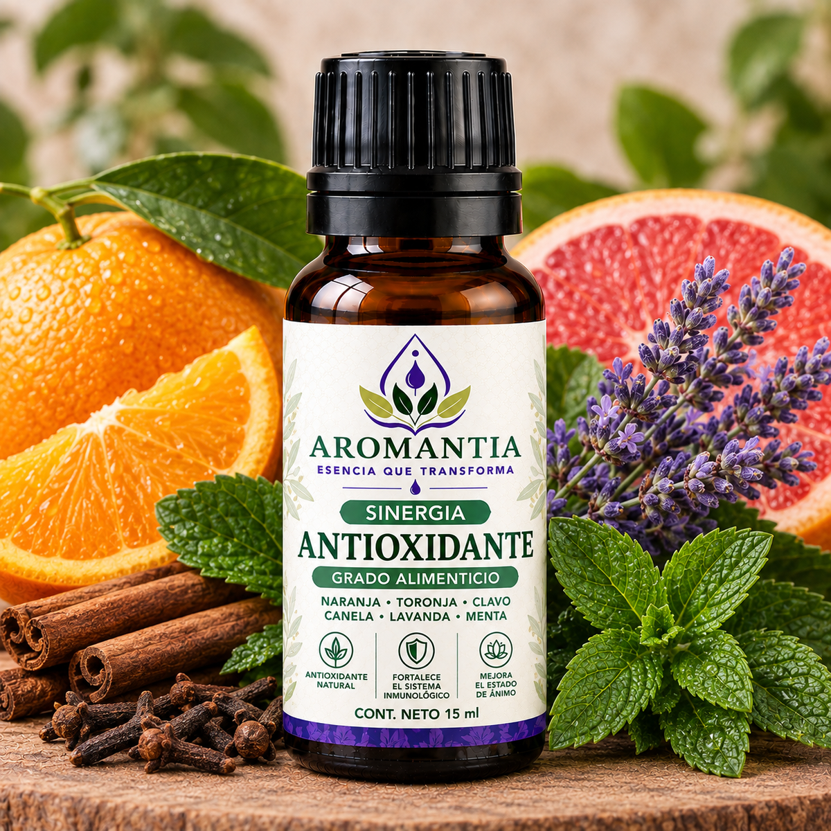 Sinergia Antioxidante Grado Alimenticio