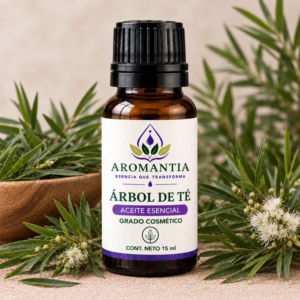 Aceite Esencial Arbol de Té Grado Cosmético