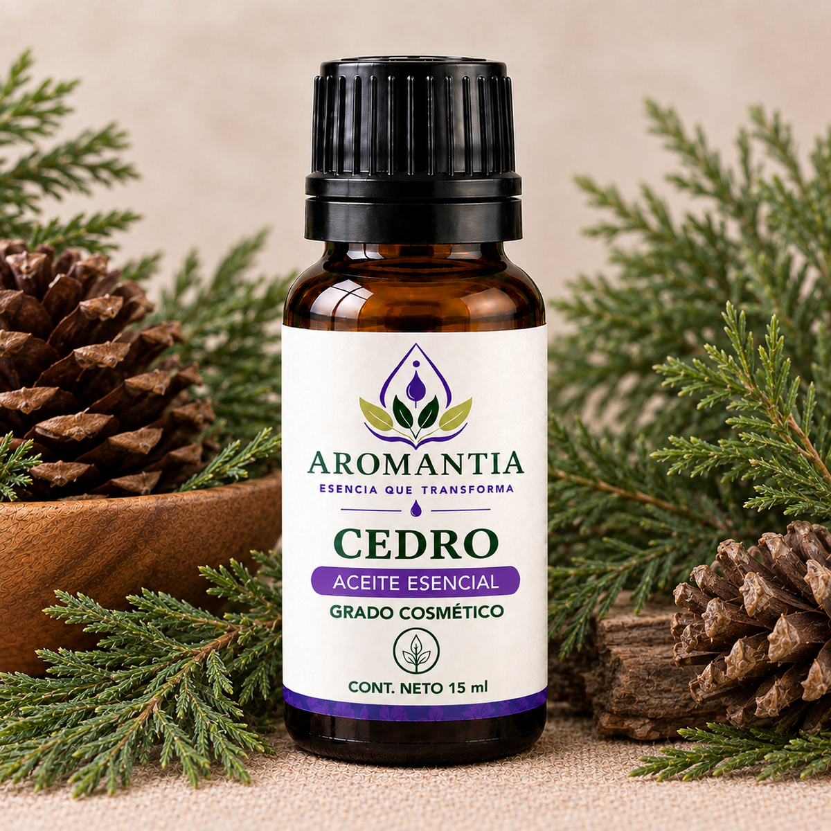 Aceite Esencial Cedro Grado Cosmético