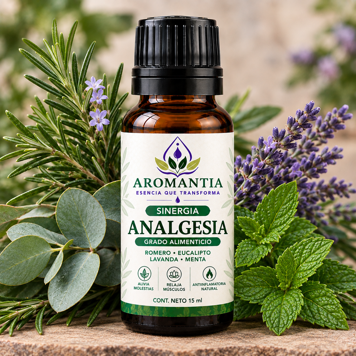 Sinergia Analgesia Grado Alimenticio